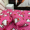 Cotton King Bed Sheet - Hello Kitty Cotton King Bed Sheet - Hello Kitty