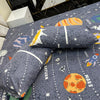 Cotton King Bed Sheet - Planets Stars Cotton King Bed Sheet - Planets Stars