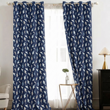 Percale Cotton Curtain - Fishes