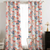 Percale Cotton Curtain - Flowers