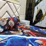 Cotton King Bed Sheet - Sonic