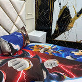 Cotton King Bed Sheet - Sonic