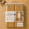 Sheer Curtains Golden Mustard