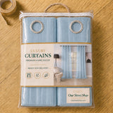 Sheer Curtains Sky Blue