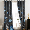Percale Cotton Curtain - Planets