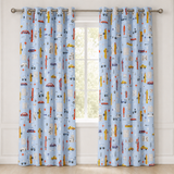 Percale Cotton Curtain - Cars