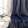 Sheer Curtains Navy Blue