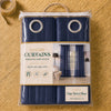 Sheer Curtains Navy Blue