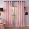 Sheer Curtains Blush Pink