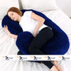 Pregnancy Support Pillow C- Shape Maternity Pillow In Royal Blue Color