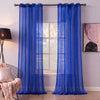 Sheer Curtains Vivid Royal Blue