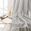 Sheer Curtains Silver Gray