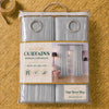 Sheer Curtains Silver Gray