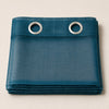 Sheer Curtains Teal Blue