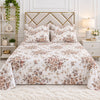 4 Pillow Cotton King Bed Sheet - Royal Bliss