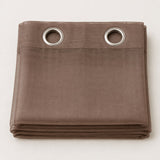 Sheer Curtains Dark Brown