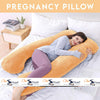 Pregnancy Support Pillow U- Shape Maternity Pillow In Yellow Color