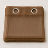 Sheer Curtains Bronze Brown