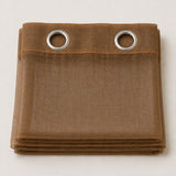 Sheer Curtains Bronze Brown