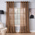 Sheer Curtains Bronze Brown