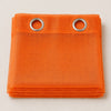 Sheer Curtains Bright Orange