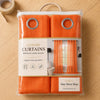 Sheer Curtains Bright Orange