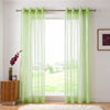 Sheer Curtains Light Green
