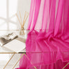 Sheer Curtains Deep Pink