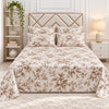 4 Pillow Cotton King Bed Sheet - Jungle Show