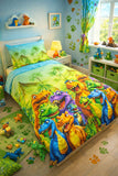 Dino Single Bed Set
