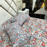 2 Pillow Cotton King Bed Sheet - Bridge Tool