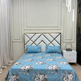 2 Pillow Cotton King Bed Sheet - Sigma Style