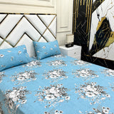 2 Pillow Cotton King Bed Sheet - Sigma Style