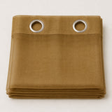 Sheer Curtains Golden Brown