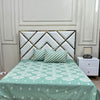 2 Pillow Cotton King Bed Sheet - Small Root
