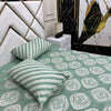 2 Pillow Cotton King Bed Sheet - Small Root