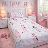 Girls Single Comforter Set