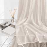 Sheer Curtains Ivora White