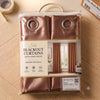 Silk Curtain - Dark Brown