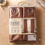 Silk Curtain - Dark Brown