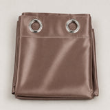Silk Curtain - Dark Brown