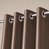 Silk Curtain - Dark Brown