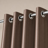 Silk Curtain - Dark Brown