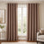 Silk Curtain - Dark Brown