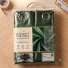 Silk Curtain - Emerald Green