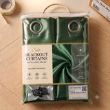 Silk Curtain - Emerald Green