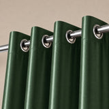 Silk Curtain - Emerald Green