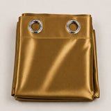Silk Curtain - Golden Brown