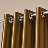 Silk Curtain - Golden Brown