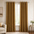 Silk Curtain - Golden Brown
